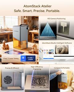 ATOMSTACK <span class=keywords><strong>Atelier</strong></span> 12W porta di sicurezza macchina per la marcatura Laser con macchina fotografica ad alta precisione palmare chiusa a mano macchina per la marcatura Laser - Product Image 2