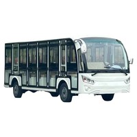 Nouveau véhicule de tourisme à essence 17 places, bus Foton fermé pour les zones touristiques, les campus, les hôtels et les parcs