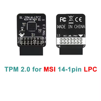 Module de plateforme sécurisée (TPM) 2.0 Bl-tpm-m-lpc2 14-1pin Slb9665 avec interface LPC MSI pour les tests de mise à niveau Windows 11