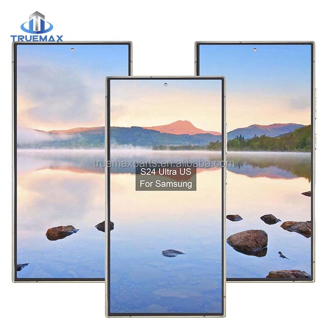 Truemax Display Complete With Frame for Samsung Galaxy S24 Ultra S928U Mobile Phone LCD Screen Digitizer Assembly Smartphone