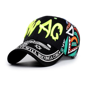 Colorful Geometric Print 3D Letter Embroidery Baseball Cap Hip Hop Streetwear Adjustable Snapback <b>Hat</b> Women <b>Men</b> Outdoor <b>Sun</b> Viso - Product Image 2