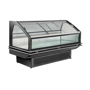 Siêu Thị Tủ Lạnh Thiết Bị <span class=keywords><strong>Butchery</strong></span> Thịt Hiển Thị Thực Phẩm Đông Lạnh Ngực Tủ Đông Cửa Kính Tủ Lạnh <span class=keywords><strong>Showcase</strong></span> Cho Bán - Product Image 1