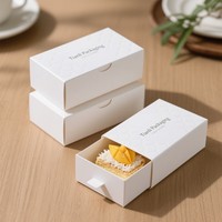 Boîte en carton pour gâteau mousse aux fruits, impression numérique, type tiroir, pour Tiramisu, biscuits, desserts, avec logo – Vente en gros