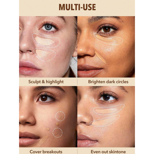 Paleta <span class=keywords><strong>de</strong></span> <span class=keywords><strong>Corrector</strong></span>, Base <span class=keywords><strong>de</strong></span> Maquillaje, Contorno, Crema Protectora Solar, Ingredientes Personalizados, Natural, Efectivo, Cosméticos para Disimular <span class=keywords><strong>Ojeras</strong></span> - Product Image 4