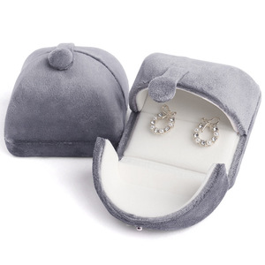 Caja de Joyería Rectangular de Franela con Doble Abertura, Caja de Embalaje de Guangzhou para Anillos, Colgantes, Pulseras, Perlas, Collares y Bolsas - Product Image 4