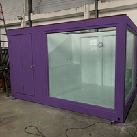 Piscine extérieure personnalisée de 20 pieds de haute qualité, intégrée dans un conteneur maritime, avec système de filtration pour l'enseignement commercial de la plongée