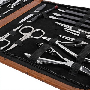 Professional 11-Piece Stainless Steel Nail <b>Kit</b> <b>Manicure</b> Pedicure Tools Set Nail Clipper Portable Bag New Design for Thick Nails - Product Image 4