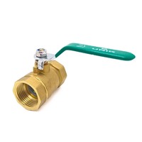 Válvula de bola manual de latón OEM para alta temperatura, accionada por gas