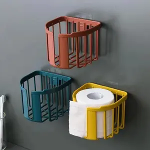 Toiletpapierbak Badkamer Organizer Met Holle Design Mand Badkameraccessoires Houder In Badkamerwand