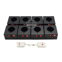 GLITTERFIRE D08 Système de Tir Pyrotechnique à 8 Canaux pour Effets Scéniques Intérieurs, Machine à Étincelles Froides, Télécommande Incluse