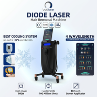 Láser de Diodo BOSLASER de Uso Comercial 808 755 940 1064 con Analizador de Piel con IA y Enfriamiento por Hielo para Spa Médico