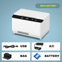 Mini-réfrigérateur portable pour voiture, isotherme à température constante, petite boîte de rangement pour médicaments et support de stockage d'interféron