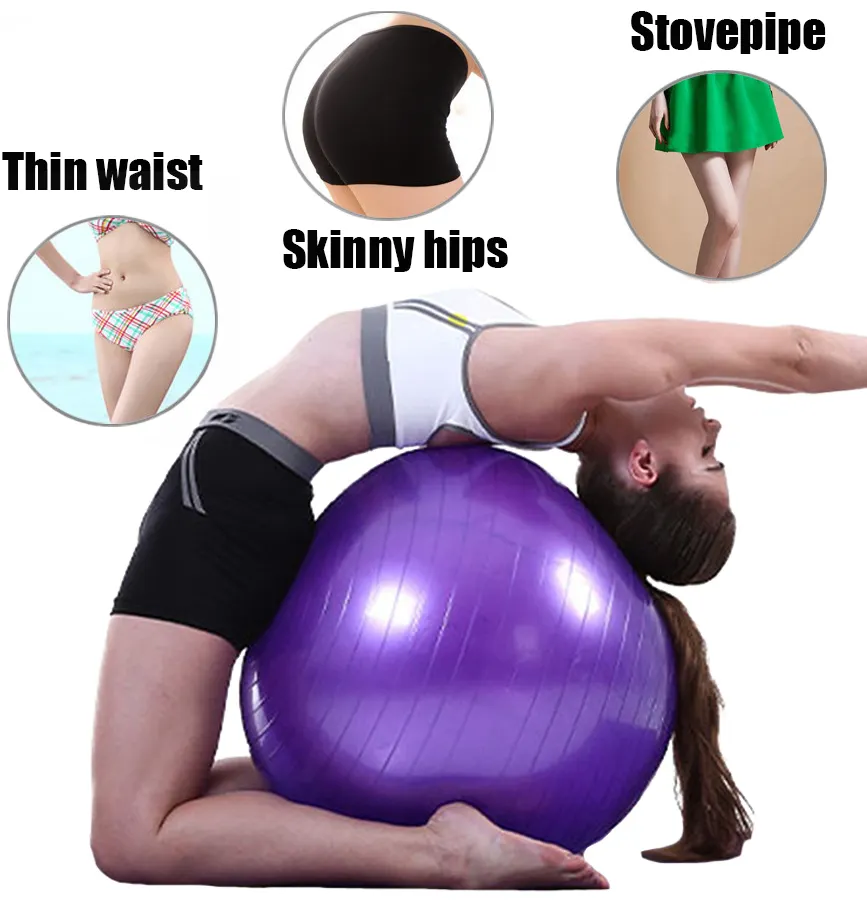 65 cm anti-burst non toxic pilates body balance fitball exercise yoga balls lose weight gym ball