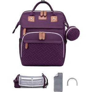 Sac à langer tactique grande capacité BSCI, sac à dos et matelas à langer pour papa et maman - Product Image 2
