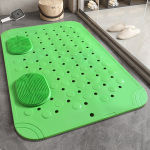 Tapis de bain antidérapant pour baignoire avec ventouses et trous de drainage - Product Image 2