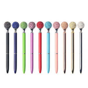 Stylo bille publicitaire en métal personnalisé avec logo diamanté, idéal pour l'hôtellerie et la promotion – Prix abordable - Product Image 4