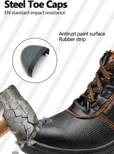Bottes de travail pour hommes, prix d'usine, vente en gros, antistatiques, hautes chaussures de sécurité imperméables, bottes de sécurité pour hommes - Product Image 4