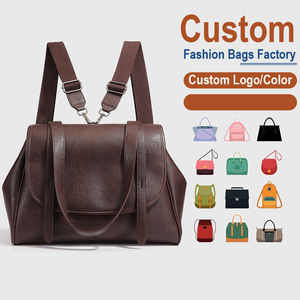 Sleek <b>Black</b> Leather <b>Backpack</b> for Men | Factory Custom OEM/ODM for Corporate & Tech Brands - Product Image 1