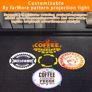 4 gobo Carousel chiếu tùy chỉnh logo quảng cáo đèn telecontrol LED Tường chiếu đèn ngoài trời không thấm nước IP67 HD & sáng - Product Image 2