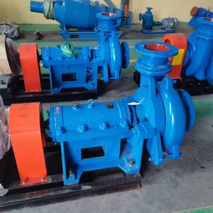 Bomba de lodos horizontal Zj para minería, planta de lavado de carbón, bomba de dragado, color azul - Product Image 3