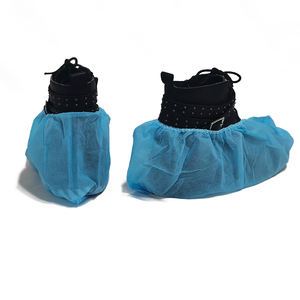 Chaussons <span class=keywords><strong>jetables</strong></span> médicaux non tissés, bon marché, élastiques, anti-poussière, respirants, en PP, non stériles, <span class=keywords><strong>surchaussures</strong></span>, directement de l'usine - Product Image 4