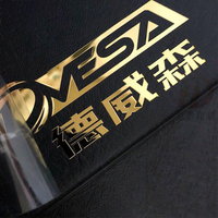 Impression personnalisée de logos 3D, étiquettes transparentes, étiquettes en vinyle avec feuille d'or bronze, autocollants de transfert métalliques UV pour boîtes, bouteilles, bougies, emballages