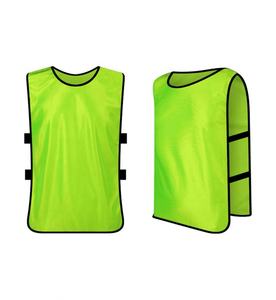 Chaleco de entrenamiento de fútbol Unisex promocional 100% poliéster al por mayor personalizado transpirable sublimado fútbol entrenamiento malla chalecos - Product Image 4