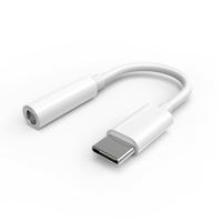 Boîtier ABS Puce DAC Type C Mâle à 3.5mm Femelle Convertisseur d'adaptateur de câble audio stéréo HIFI