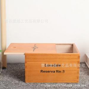 Boîte de rangement pour cigares en bois massif rectangulaire, anti-humidité, avec humidificateur et couvercle coulissant - Product Image 3