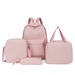 New Models Wholesale <strong>Cheap</strong> Best School Bags Bookbag Beautiful 4 Pieces Set Girls High School <strong>Backpack</strong> with Lunch Bag - Product Image 4