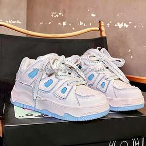 Zapatos Deportivos de Skateboarding Retro de Alta Calidad para Hombre, de Cuero Genuino Personalizado, con Suela de Goma Antideslizante para Verano, Casuales - Product Image 2