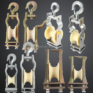 Hochfester Aufwärts-Zugkabel-Rollenschieber, Überkopf-Haken-Typ Kabelrollenblock - Product Image 6