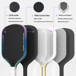 Raquette de pickleball en fibre de carbone T800, 5ème génération, professionnelle, pour tournoi, noyau de 16 mm, couleur dégradée, approuvée par les États-Unis, sports de plein air - Product Image 3