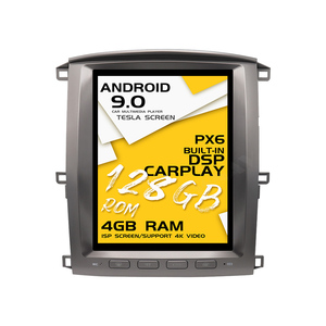 Pantalla Tesla para <span class=keywords><strong>Lexus</strong></span> LX470 <span class=keywords><strong>LX</strong></span>-<span class=keywords><strong>470</strong></span> <span class=keywords><strong>2002</strong></span> 2003 2004 2005 2006 2007 Reproductor Android GPS Auto Radio Estéreo Grabadora Unidad Principal - Product Image 1
