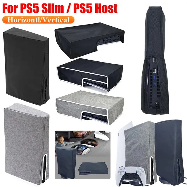 Dust Proof Cover For PS5 Game Console Protector Case Anti-scratch Sleeve Protective Host Guard Case For P5 Slim Game Accessories