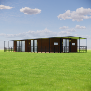 40ft mở rộng <span class=keywords><strong>container</strong></span> nhà tiền chế 2-5 phòng ngủ ánh sáng thép Modular nhà cho khách sạn - Product Image 1