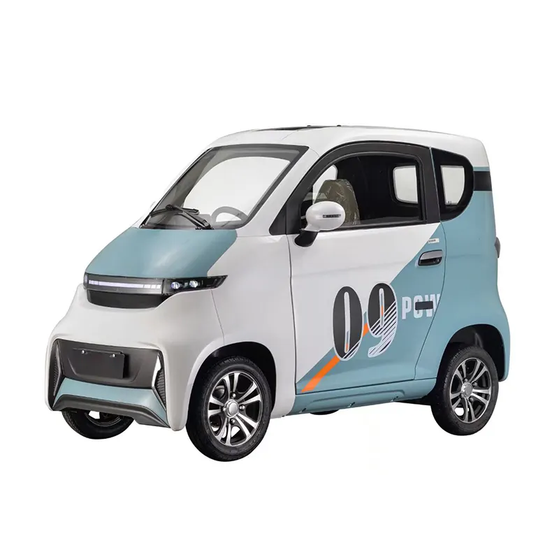 1500W 60V 58ah 75Km สองประตู3ที่นั่ง E-Car 4ล้อปิดรถแท็กซี่อัตโนมัติไฟฟ้ารถตุ๊กตุ๊กรถผู้ใหญ่