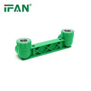 Ifan High Quality PPR Fittings Female Insert Brass PPR Female Double Seated Pipe Fitting Elbow