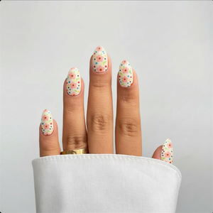 Bandes d'ongles en gel de résine mince sans UV, motif floral estival, vente en gros, semi-durcies, sans HEMA, véganes, marque privée - Product Image 2