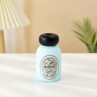 Diffuseur de parfum sans flamme DIY avec couvercle de bouteille d'aromathérapie écologique coloré, fleurs séchées, vide, marque OEM, fabriqué en Chine, pour la maison et l'intérieur