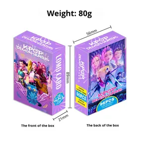Nuevo Set <span class=keywords><strong>de</strong></span> 96 Mini Tarjetas <span class=keywords><strong>de</strong></span> Cumpleaños <span class=keywords><strong>de</strong></span> Anime <span class=keywords><strong>de</strong></span> Demon Slayer, Impresas en Letterpress, con Pegatinas K-OPO, para Bodas - Product Image 3