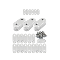 Fabricant de Dongguan – Plaque de fixation d'angle plate à 2 trous en acier inoxydable, connecteur métallique pour meubles, support personnalisé