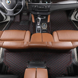 Tapis de voiture en cuir personnalisés de luxe avec LOGO, imperméables, cousus à la main pour HIGHLANDER <span class=keywords><strong>2018</strong></span> - Product Image 2