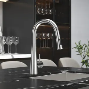 Kitchen Sink Faucet Luxury Home Single Lever 304 Stainless Steel Kitchen Sink Water Mixer Tap Pull Down Kitchen Faucet