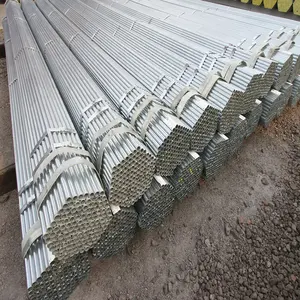 Hot Dip Galvanized Round Steel Pipe 6m ERW Technology Hollow Section Factory Hot Selling