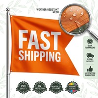 Drapeau promotionnel en polyester tricoté 3x5 pieds avec logo personnalisé, fournisseur en gros, échantillon gratuit, vente populaire, vente en gros Y