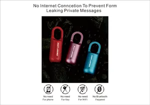 YouHe Yh-u18 Portable Colors Smart Padlock Fingerprint Luggage Bike Smart Safe Lock