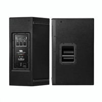 Promo Panas Loudspeaker Aktif Kayu 12 Inch 2 Way 130dB 2000W Kelas D DSP Bi Amp Bluetooth TWS untuk Pernikahan, Pertunjukan Jalanan, Pesta