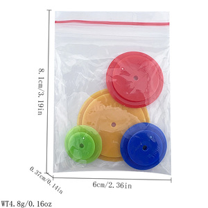 Rouleau de traçage de cercles pour couture DIY, outil d'accessoires artisanaux pour patchwork, couture de tissus et travaux manuels en plastique - Product Image 6