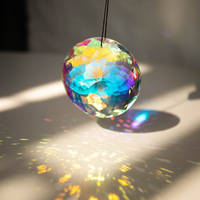 Pendentif attrape-soleil en cristal K9 de haute qualité, effet arc-en-ciel, pour fenêtre, lampe suspendue, lustre, prismes, cadeaux